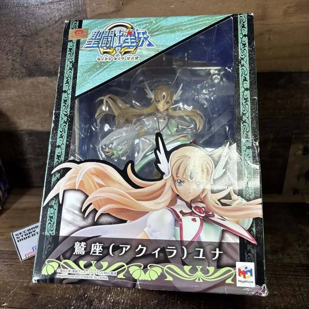 MegaHouse Saint Seiya Omega Eagle Aquila Yuna Bronze Figure New Box Damage